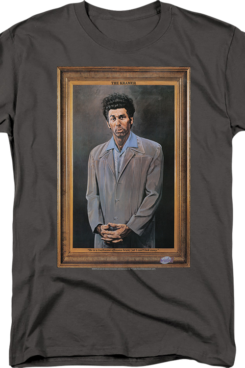 Charcoal Kramer Painting Seinfeld T-Shirtmain product image