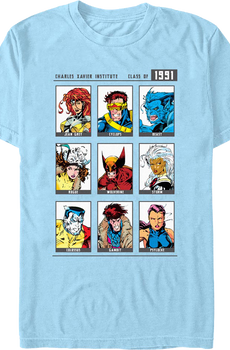 Charles Xavier Institute Class Of 1991 Marvel Comics T-Shirt