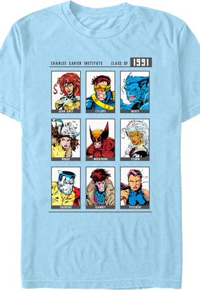 Charles Xavier Institute Class Of 1991 Marvel Comics T-Shirt