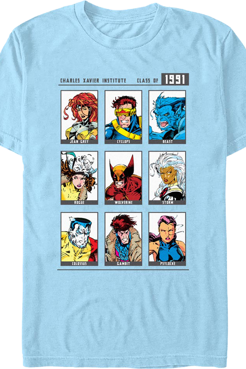 Charles Xavier Institute Class Of 1991 Marvel Comics T-Shirtmain product image