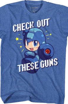 Check Out These Guns Mega Man T-Shirt