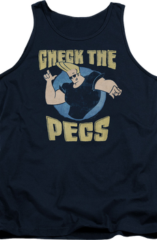 Check The Pecs Johnny Bravo Tank Top