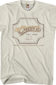 Cheers TV Show Logo T-Shirt