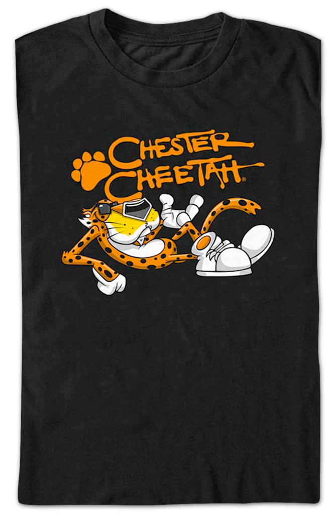 Chester Cheetah Paw Print Cheetos TShirt