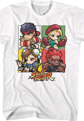 Chibi Boxes Street Fighter T-Shirt