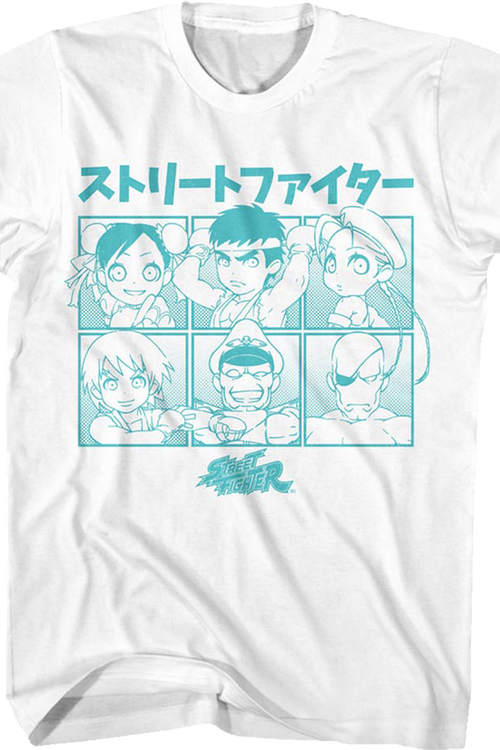 Chibi Characters Street Fighter T-Shirtmain product image