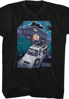 Chibi Doc Brown Back To The Future T-Shirt