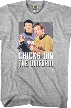 Chicks Dig The Uniform Star Trek T-Shirt