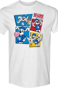 Chilly Dog Collage Slush Puppie T-Shirt