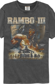 Chopper Poster Rambo 3 Comfort Colors Brand T-Shirt