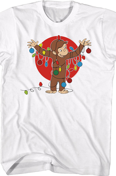 Christmas Lights Curious George T-Shirt