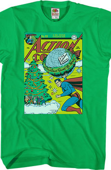 Christmas 'Round The World Superman T-Shirt