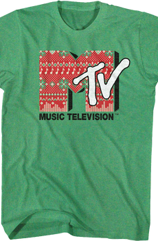 Christmas Sweater Logo MTV Shirt