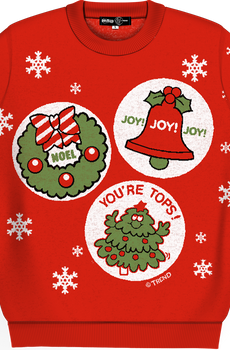 Christmas Trio Scratch N Sniff Knitted Sweater