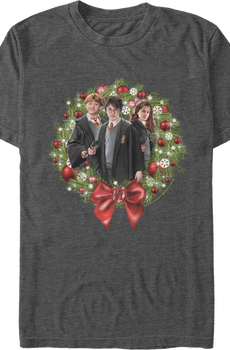 Christmas Wreath Harry Potter T-Shirt