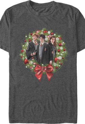 Christmas Wreath Harry Potter T-Shirt