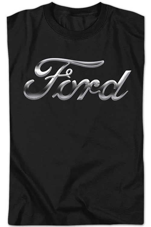Chrome Logo Ford T-Shirtmain product image