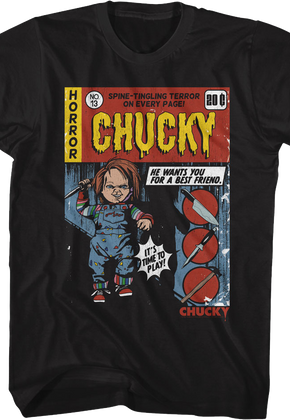 Chucky Comic Book Child's Play T-Shirt