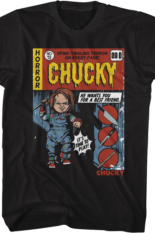 Chucky Comic Book Child's Play T-Shirtmain product image