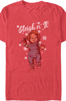 Chucky Sleigh'n It Child's Play T-Shirt