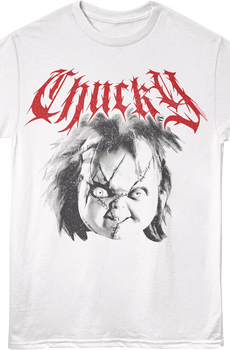Chucky Thorn Text Child's Play T-Shirt