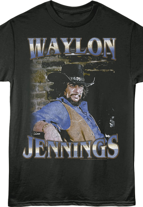 Cigarette Waylon Jennings T-Shirt