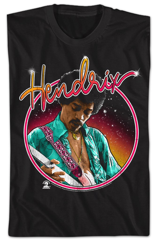 Circle Jimi Hendrix T-Shirt Mens