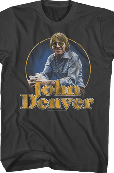 Circle Photo John Denver T-Shirt