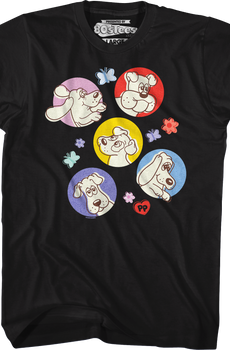Circles Pound Puppies T-Shirt