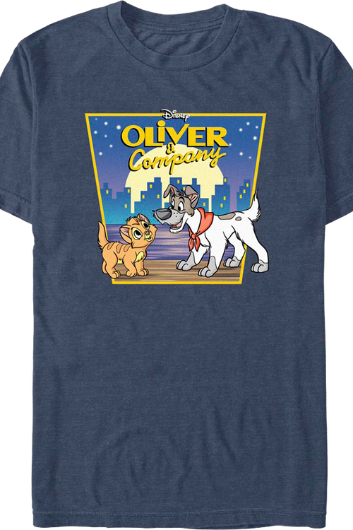 City Skyline Oliver and Company Disney T-Shirtmain product image