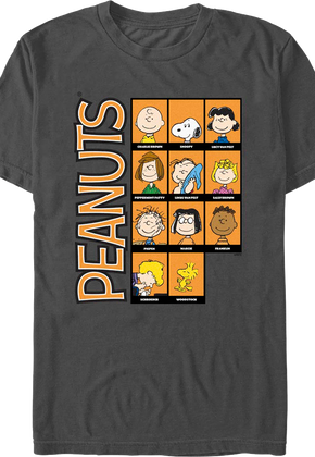 Classic Character Blocks Peanuts T-Shirt