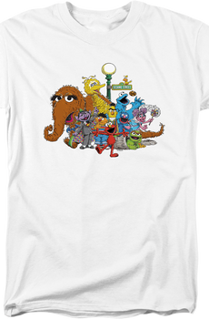 Classic Characters Group Photo Sesame Street T-Shirt