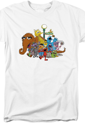 Classic Characters Group Photo Sesame Street T-Shirt