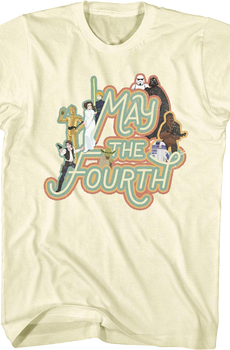 Classic Characters May The Fourth Star Wars T-Shirt