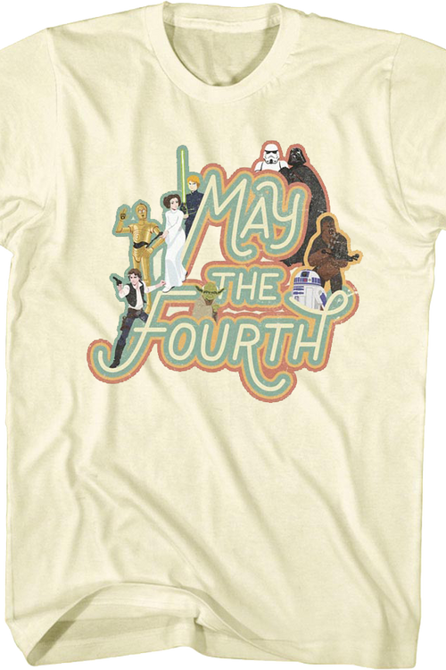 Classic Characters May The Fourth Star Wars T-Shirtmain product image