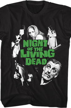 Classic Collage Night Of The Living Dead T-Shirt