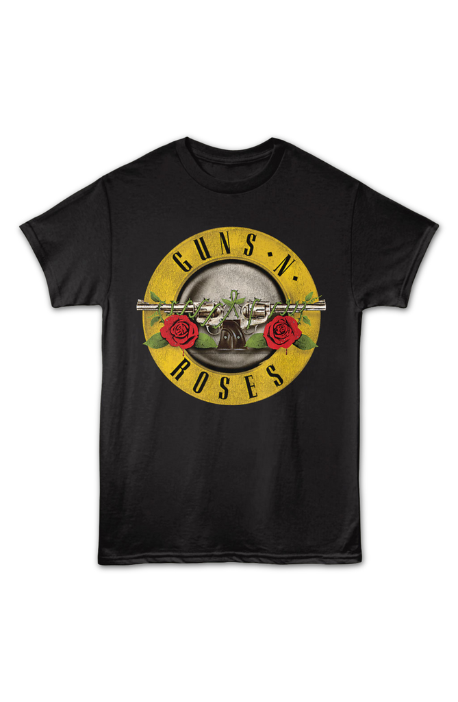 Guns N Roses Logo And Roses Official T-Shirt main image 0