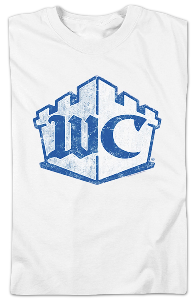 White Castle Men's Emblem Ringer T-Shirt - Officially Licensed Classic Fast Food Tee - View #3