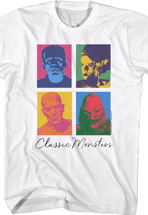 Classic Pop Art Universal Monsters T-Shirt