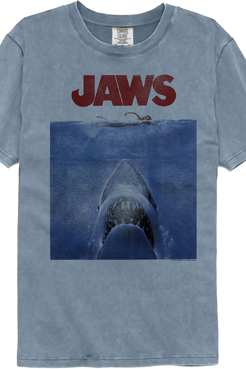 Classic Poster Jaws Comfort Colors Brand T-Shirtmain product image