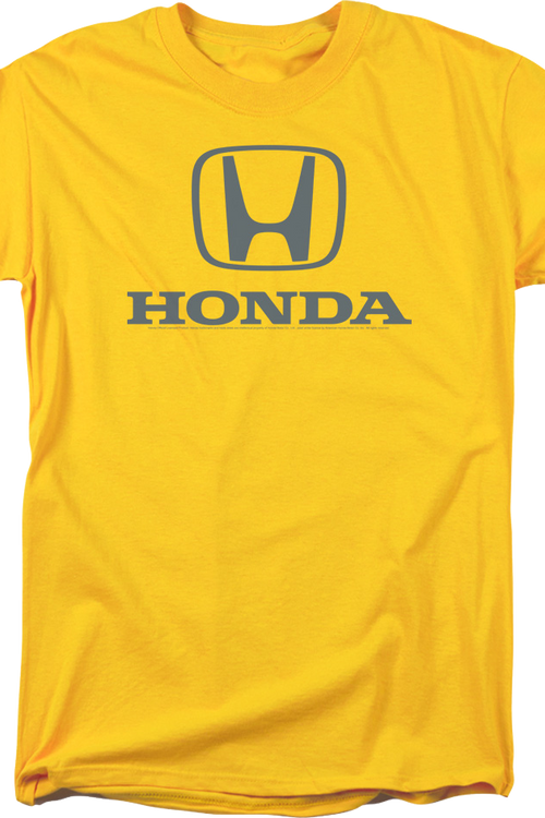 Classic Yellow Logo Honda T-Shirtmain product image
