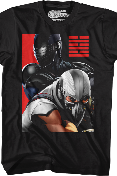 Classified Snake Eyes And Storm Shadow GI Joe T-Shirtmain product image