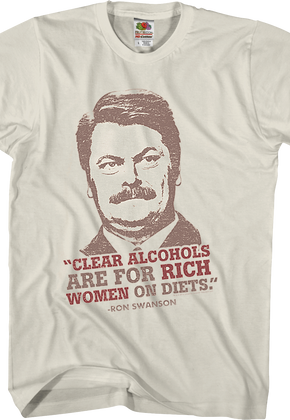 Clear Alcohols Parks and Recreation T-Shirt