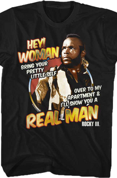 Clubber Hey Woman Rocky T-Shirt
