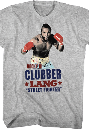 Clubber Lang Street Fighter Rocky III T-Shirt