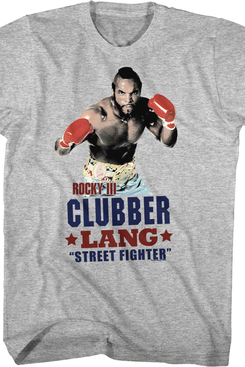 Clubber Lang Street Fighter Rocky III T-Shirtmain product image