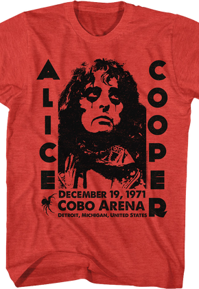 Cobo Arena Alice Cooper T-Shirt