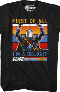 Cobra Commander I'm A Delight GI Joe T-Shirt