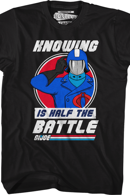 Cobra Commander Knowing Is Half The Battle GI Joe T-Shirtmain product image