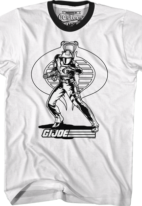 Cobra Commander Noir GI Joe Ringer Shirt